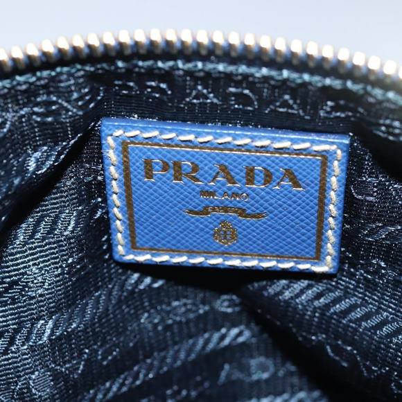PRADA Pouch Nylon Blue Auth 78232 - Picture 9 of 16